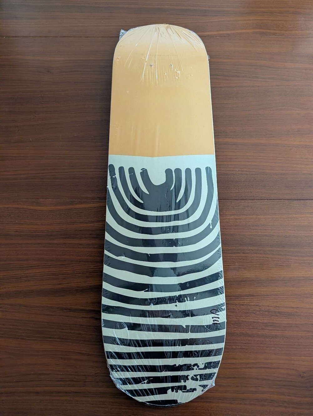 Minimalist Abstract Geometric Skateboard Deck Wall Art Display